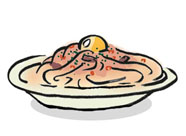 Hot Pomodoro Carbonara