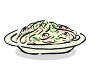 Salmon Cream Spaghetti