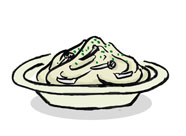 Mushroom Spaghetti with Cream Sauce