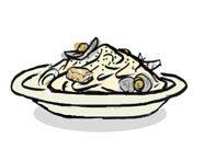 Pescatora with Cream Sauce