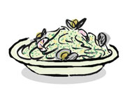 Garlic Cream Sauce Spaghetti