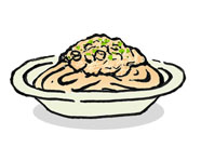 Cream Sauce Spaghetti with Tuna & Scallop