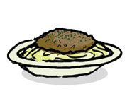 Spaghetti with Curry & Egg Sauce