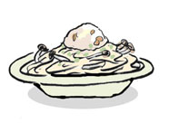 Japanese style Mushroom Spaghetti