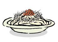Ikura Spaghetti
