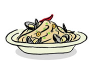 Butter & Soy sauce Spaghetti with Clams