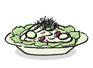 Salada Spaghetti with Wasabi Mayonnaise Sauce