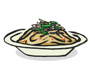 Chinese Style Spaghetti with Oyster Sauce