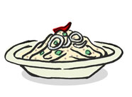 Squid and Sage Spaghetti with Butter & Capperi