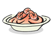 Spaghetti with Shrimp & Chili sauce