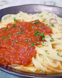 Sweet Potato Cream Spaghetti