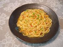 Spaghetti with Chicken Meat Sauce