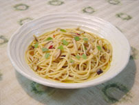 Soup Spaghetti with Mushroon